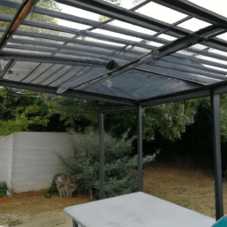 Aménagement de pergola avec fermeture loggia en PVC Talant